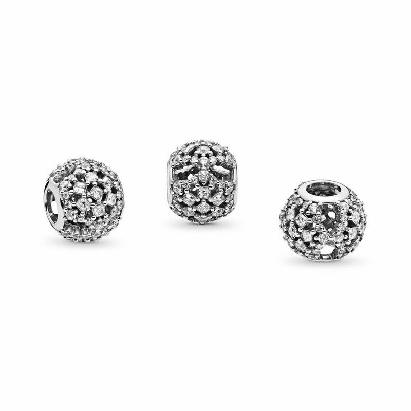 Pandora Australia Snow Flurry Charm - Sterling Silver | NSQBEL375